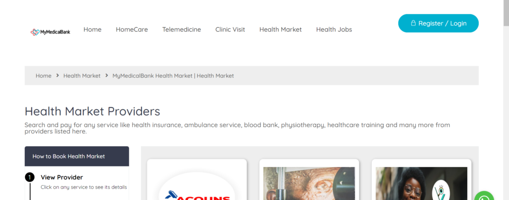Register On Health Market Nigeria