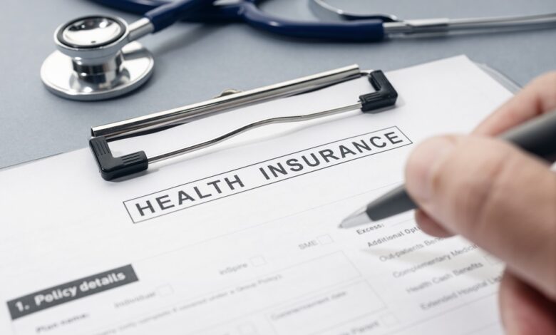 Health Insurance in Nigeria form and stethoscope on desk